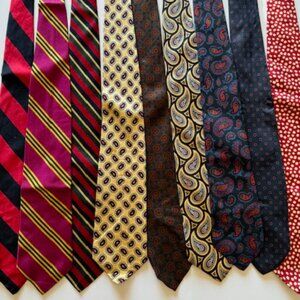 Ties (9) - all BROOKS BROTHERS - assorted styles - take all 9